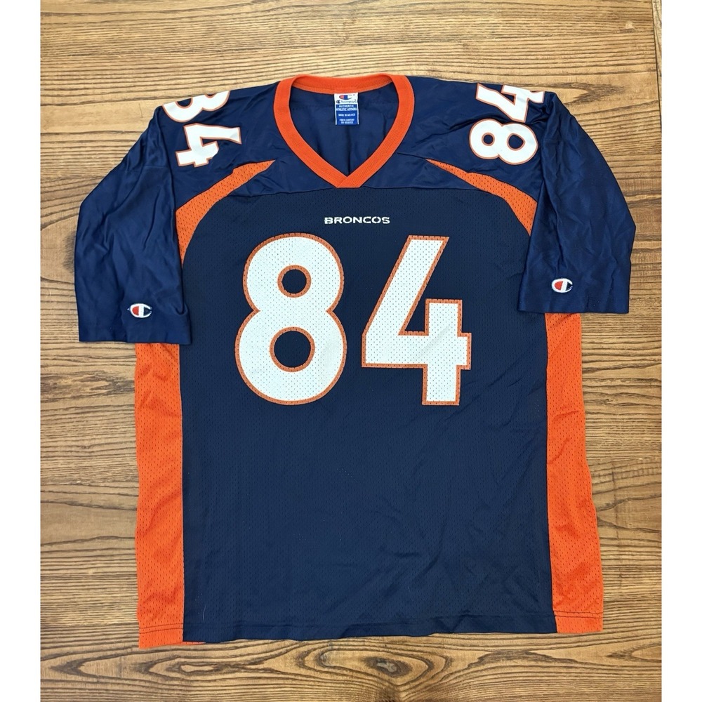 Vintage Champion Men's XL Shannon Sharpe #84 Denver Broncos Jersey Missing Tag - Picture 2 of 7